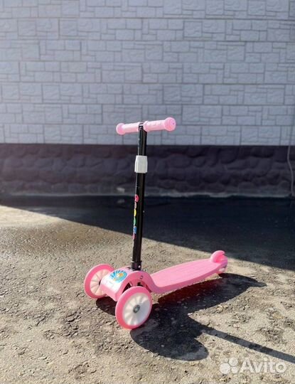 Самокат детский 3-х колесный колеса 150 мм, до 65