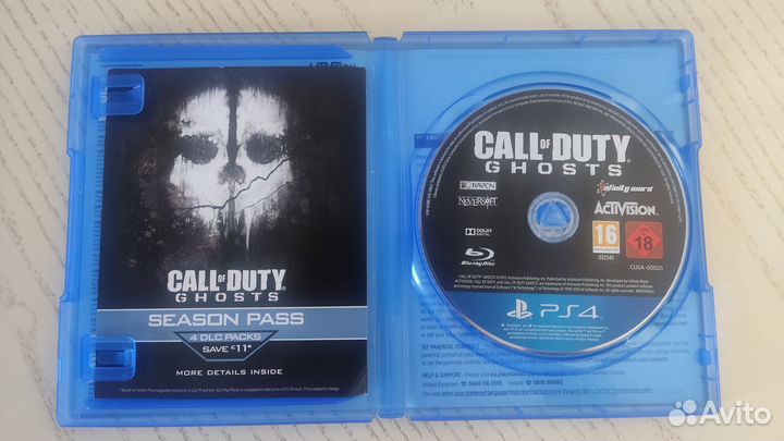 Call of Duty ghosts ps4/PS5 (анг.яз)