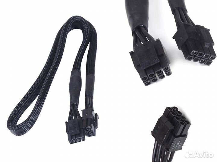 Новые, CPU 8Pin to 8(4+4) -Pin, модульный