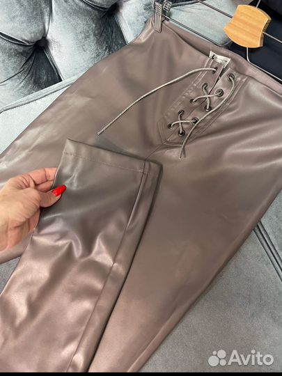 Лосины экокожа