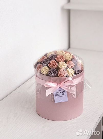 Шоколадные розы, цветы