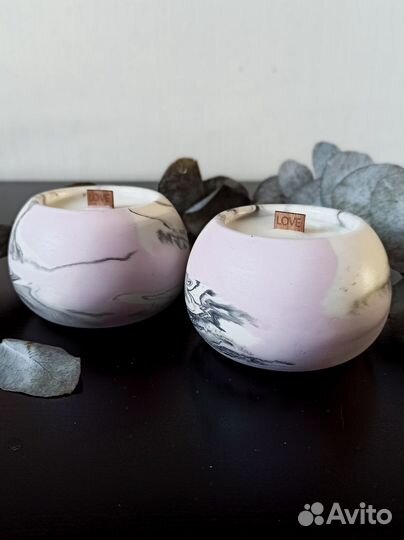 Соевые свечи ручной работы