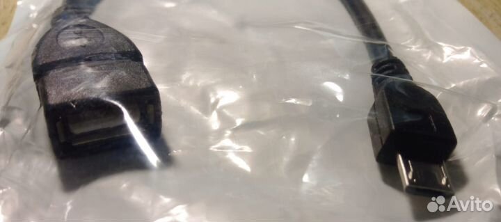 USB - кабель OTG micro USB на USB rexant