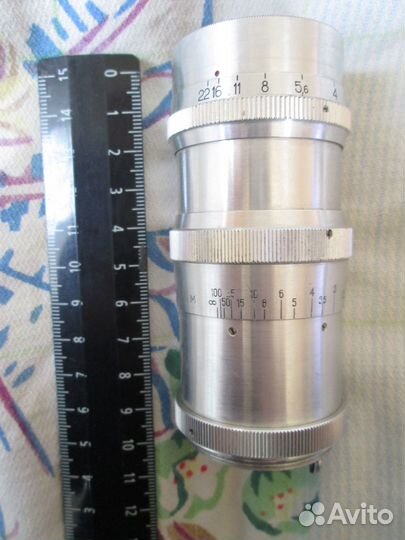 Объектив Юпитep 11 F13,5см 1:4 39мм СССР