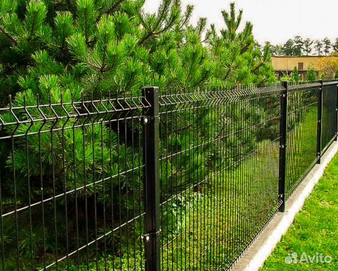 Забор из 3D сетки под ключ быстро