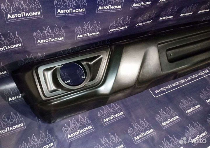 Передний бампер под птф Niva urban