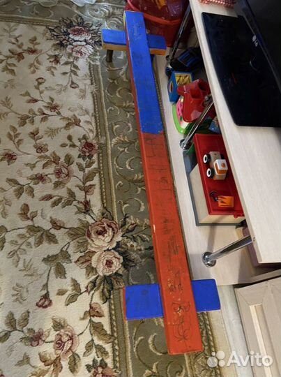 Скамейка деревянная детская