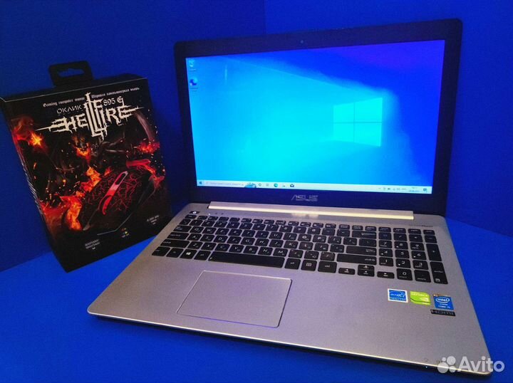 Ноутбук asus core i5/ gt740/ 6gb