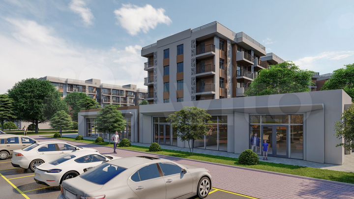 3-к. квартира, 70,9 м², 1/5 эт.