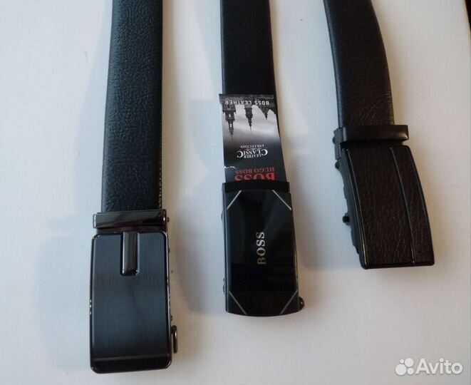 Мужской кожаный ремень