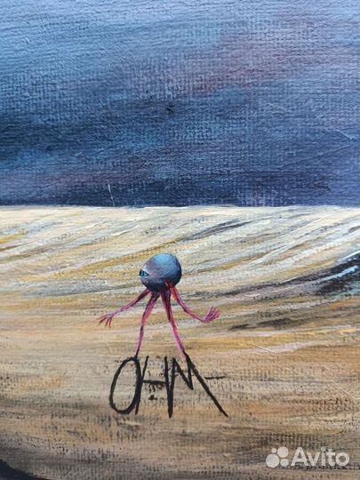 Проэпилог. Потерянные. Картина акрилом