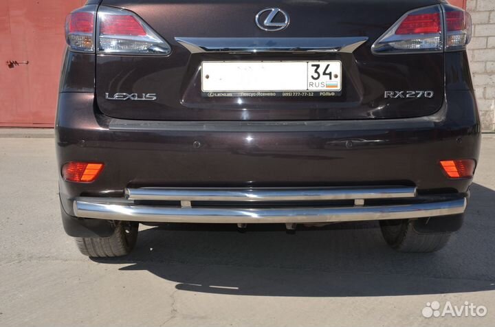 Защита бампера заднего Lexus GX LX NX RX