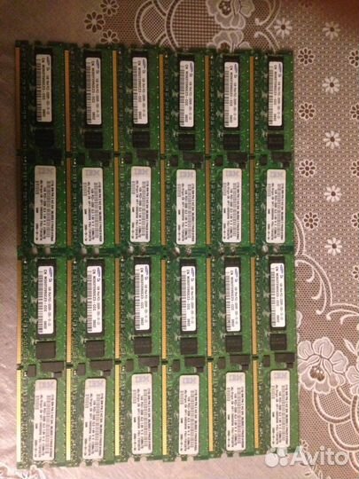 Cерверная память 1, 2, 4Gb 8gb и память для ноута