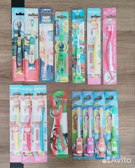 Зубная паста, зубные щетки