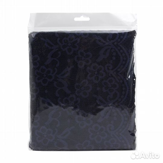 Кружево эластичное 40см*3,4м (+/ 5см), цвет темно-синий