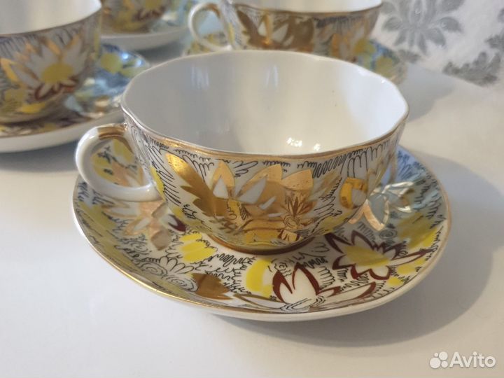 Чайная пара лфз (Золотые ромашки)