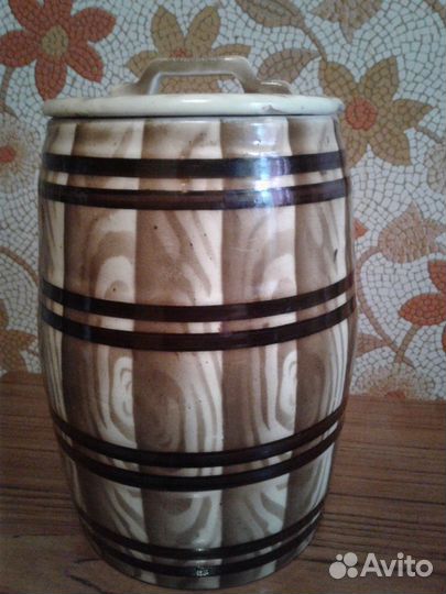 Бочонок керамический для мёда