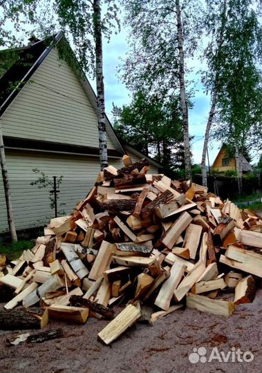 Дрова колотые Осиновые любого объема