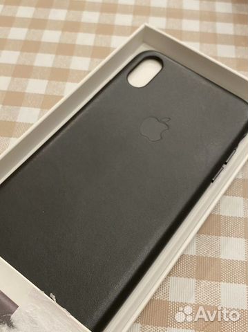 Оригинальный кожаный чехол iPhone X MAX XS MAX