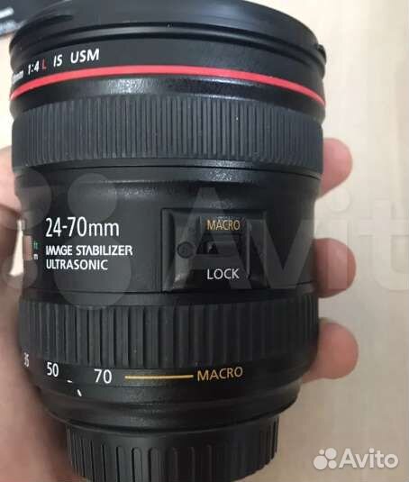 Объектив Canon EF 24-70mm f 4 IS USM L (macro )