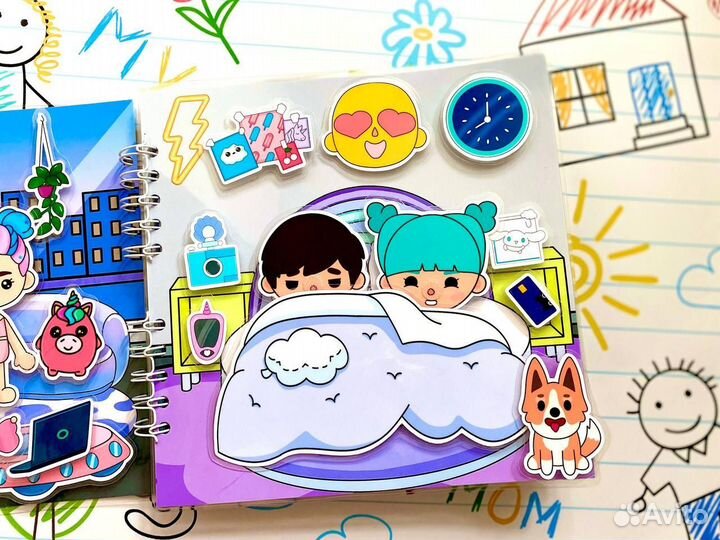 Альбом на липучках Тока Бока Музыкальный фестиваль