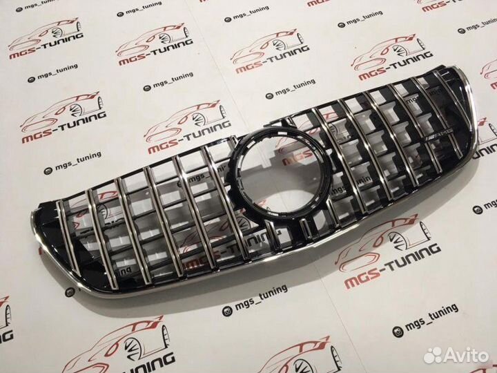 Решетка Mercedes V-Class GT Без звезды 14-н.в Шил