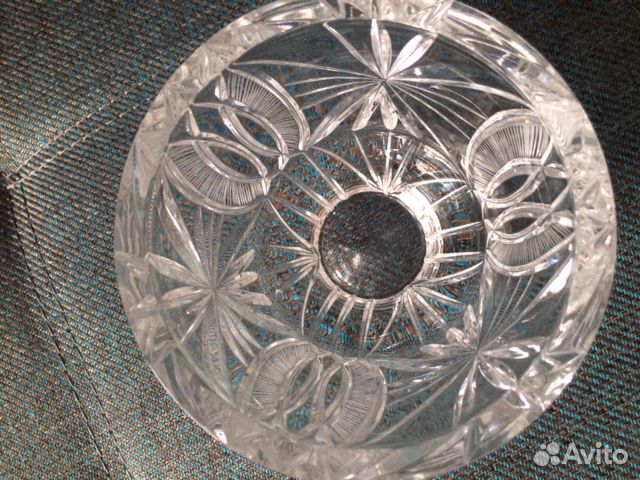 Ваза хрусталь