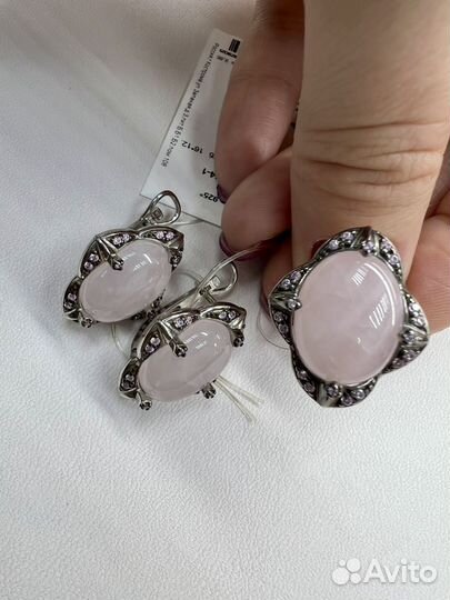 Новый комплект из серебра 925