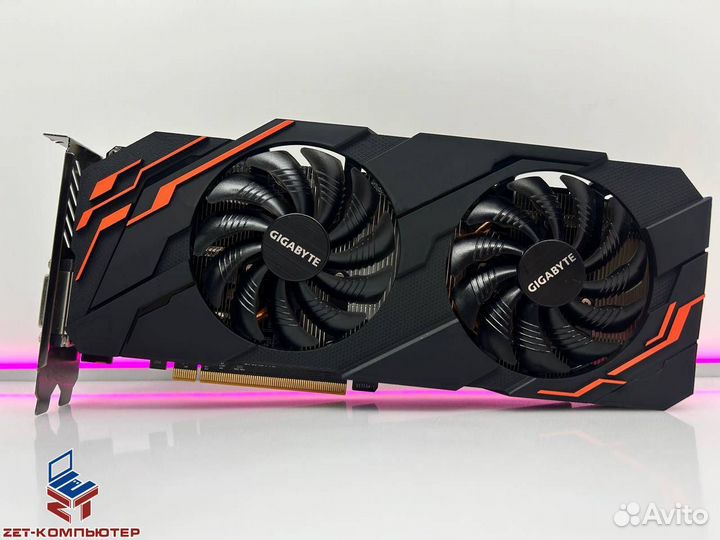 Видеокарта 8.0 Гб Gigabyte GTX 1070 WF OC