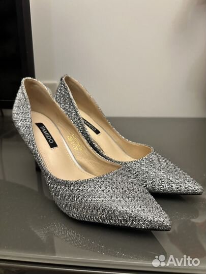 Серебряные туфли Tamido 36