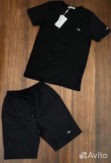 Костюм летний шорты и футболка Lacoste р.S,XL,XXL