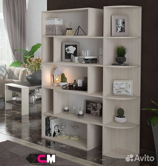 Стеллаж-трансформер Ясень шимо светлый