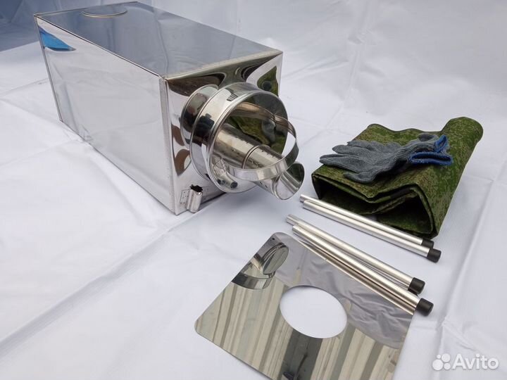 Печь для палатки Средняя на 30 л. без экранов