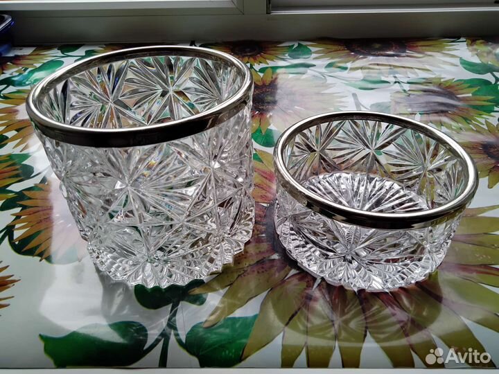 Вазы хрусталь СССР