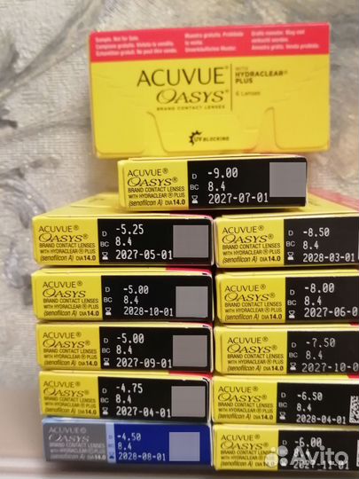 Линзы контактные