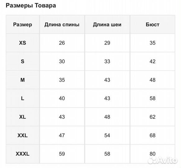 Одежда для собак