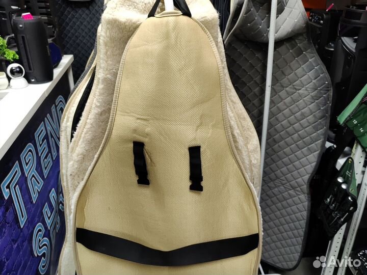 Меховые накидки из шерсти белые