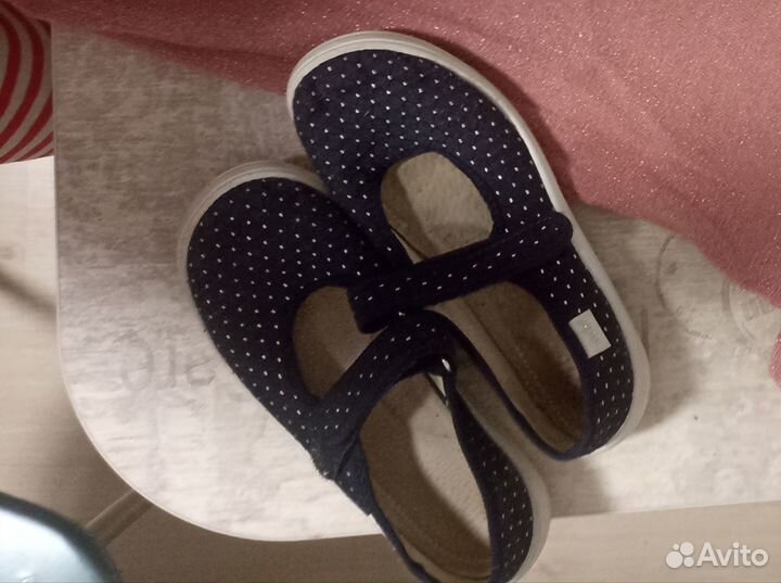 Туфли текстиль+ натур кожа 32 р