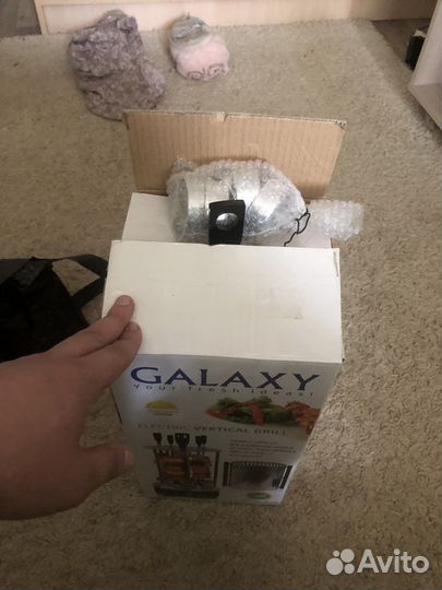 Электрошашлычница новая