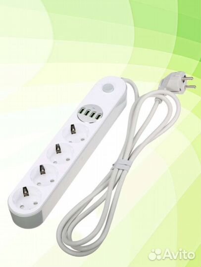Удлинитель сетевой фильтр с USB