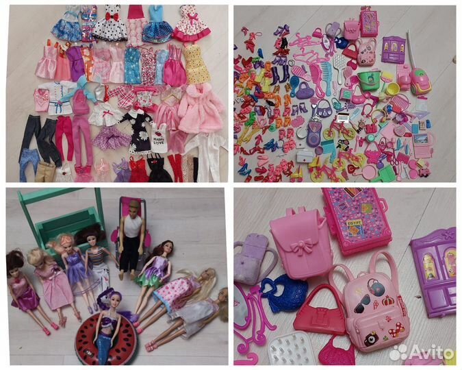 Барби с аксессуарами огромный набор