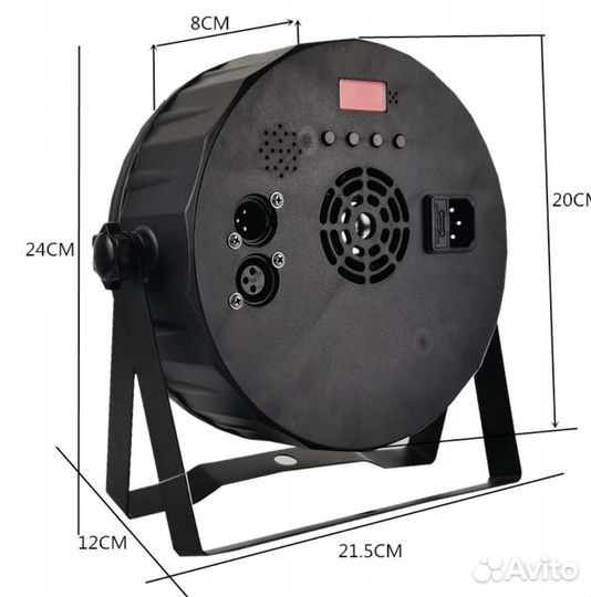 Светодиодный прожектор rgbw 18x12 ват