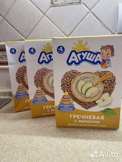 Детские каши безмолочные Агуша
