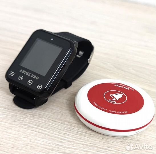 Кнопка вызова официанта персонала и часы Элит