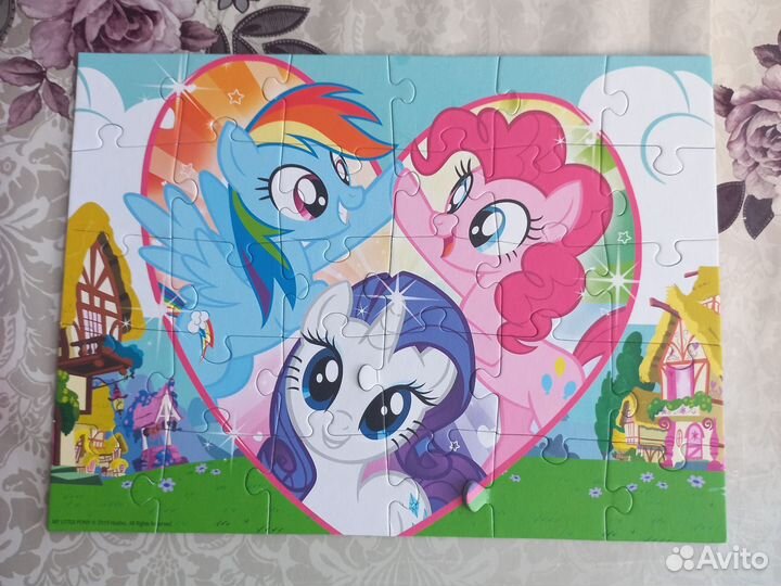 Паззл (trfl puzzle) 1:1 my little pony 30 деталей