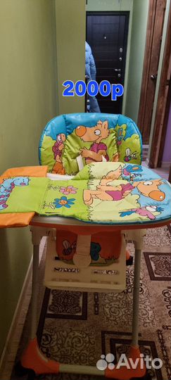 Стульчик для кормления chicco polly