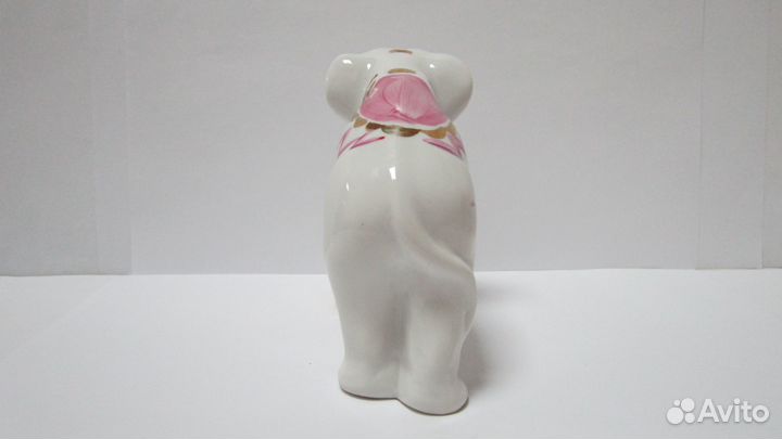 Фарфоровая Статуэтка Цирковой Слон Дулево СССР