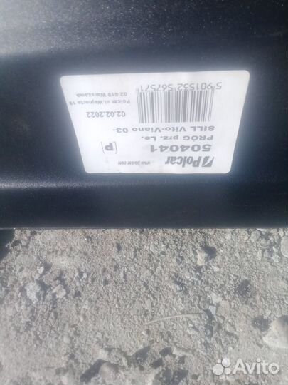 Порог водительский Вито 639