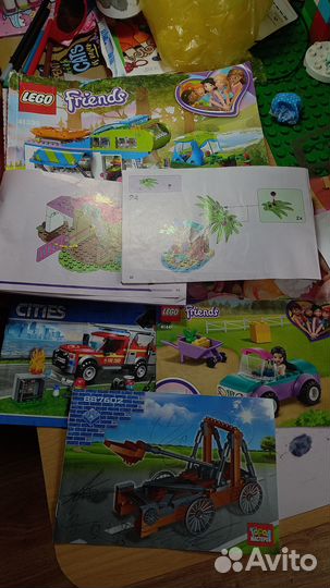 Lego френдс россыпью, фигурки, животные, книжки
