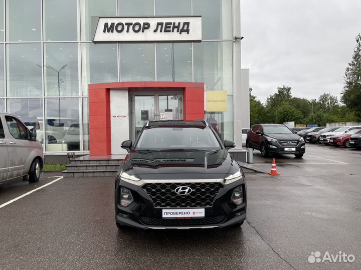 Hyundai Santa Fe 2.2 AT, 2019, 105 715 км
